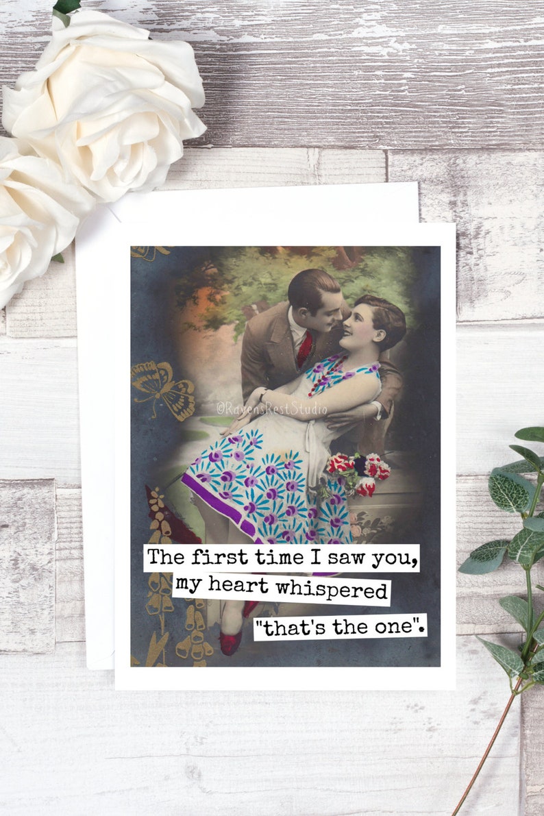 Card #510. Love Card. the First Time I Saw You, My Heart Whispered ...