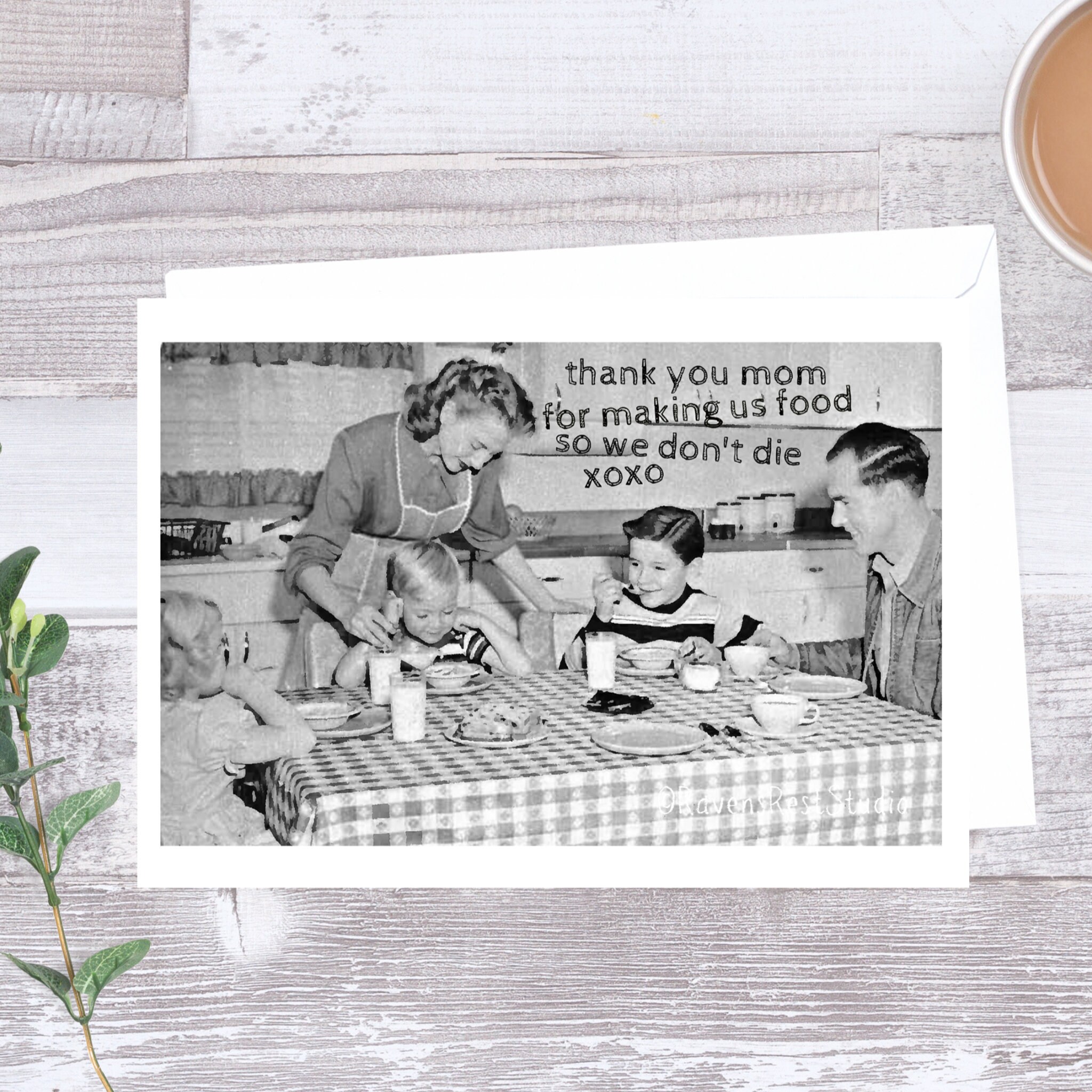 Card 103. Funny Card for Mom. Thank You Mom for Making Us - Etsy India