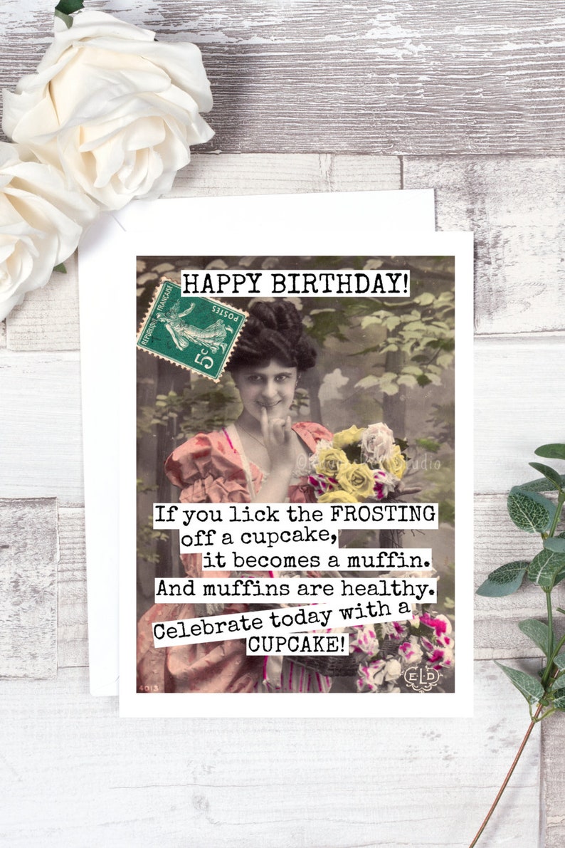 Card 247b. Funny Birthday Card. If You Lick the FROSTING off - Etsy