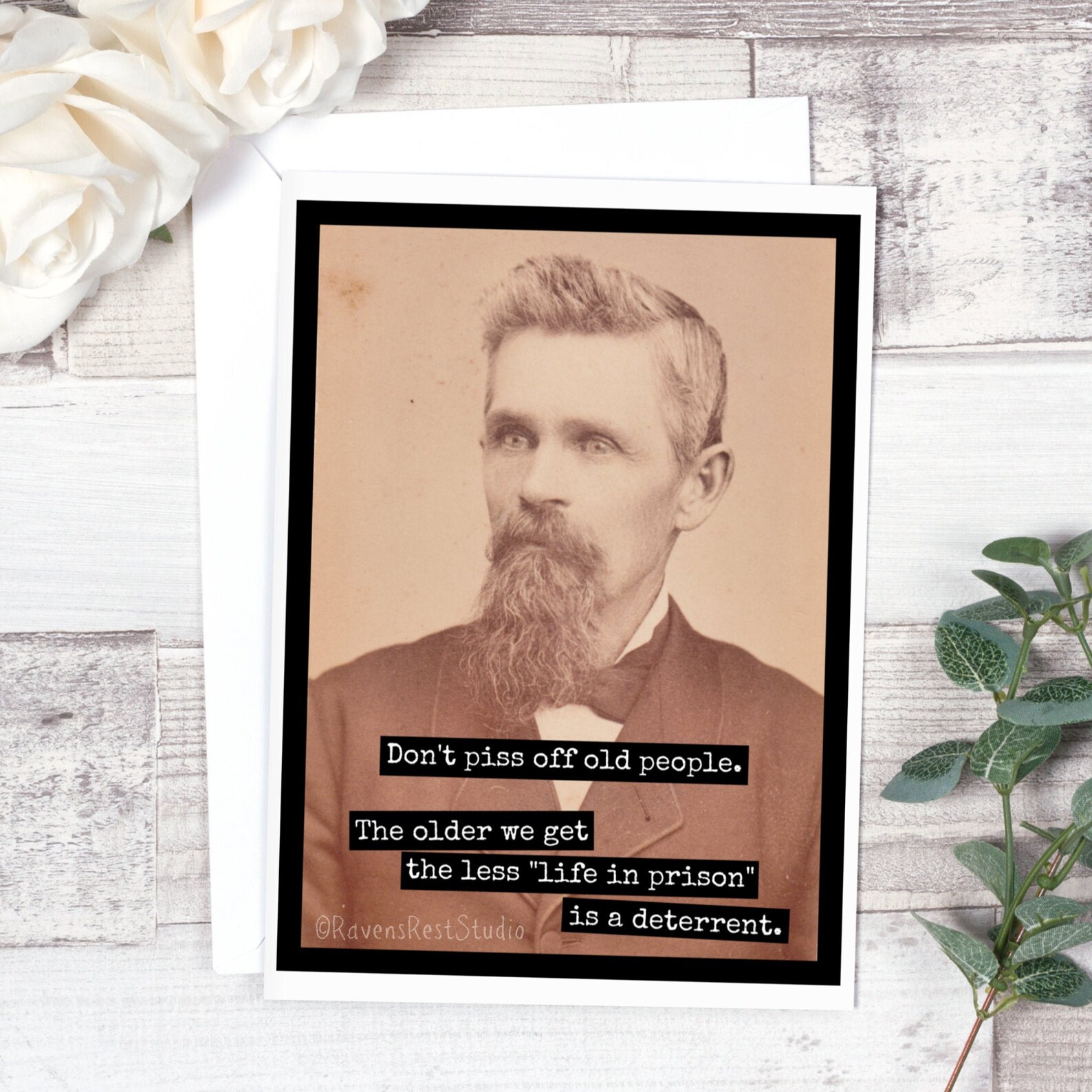 Card Mr14 Funny Birthday Card For Him Don t Piss Off Etsy