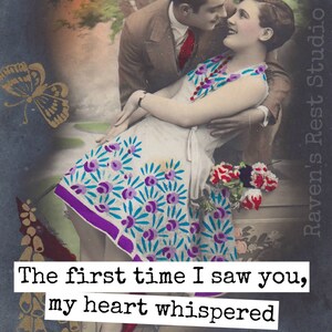 Card #510. Love Card. the First Time I Saw You, My Heart Whispered ...