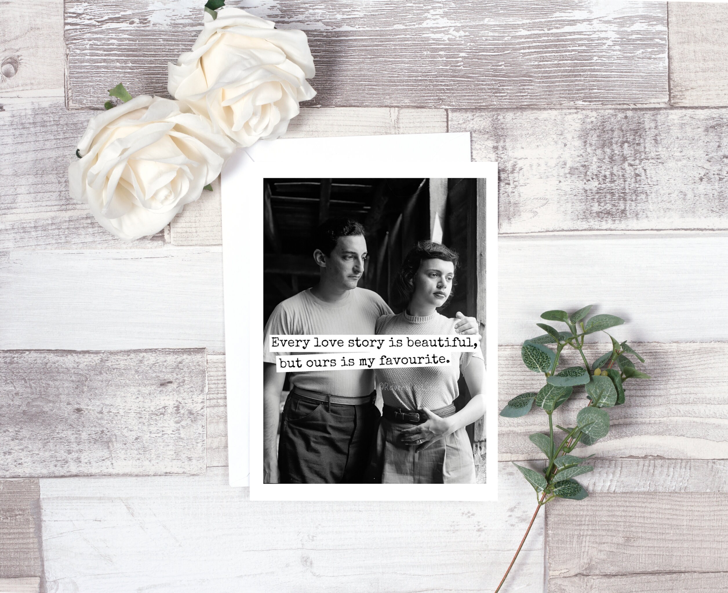 Card #230b. Love Card. Every Love Story is Beautiful, but Ours is My ...