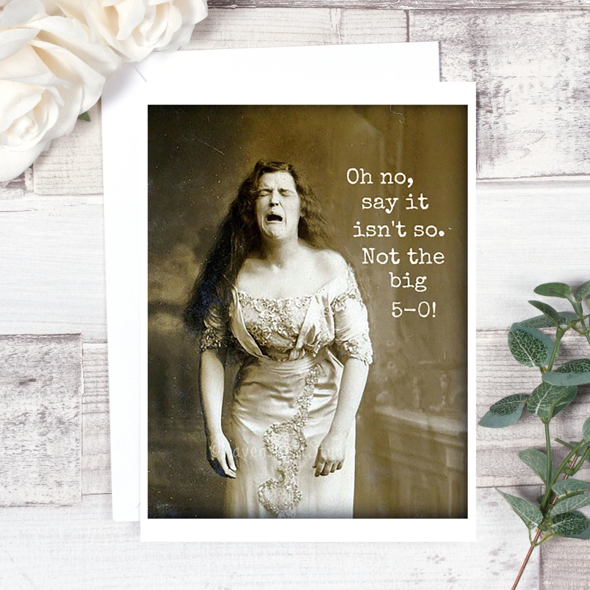 Card 71 50th Birthday Card Oh No Say It Isn T So Not Etsy Hong Kong