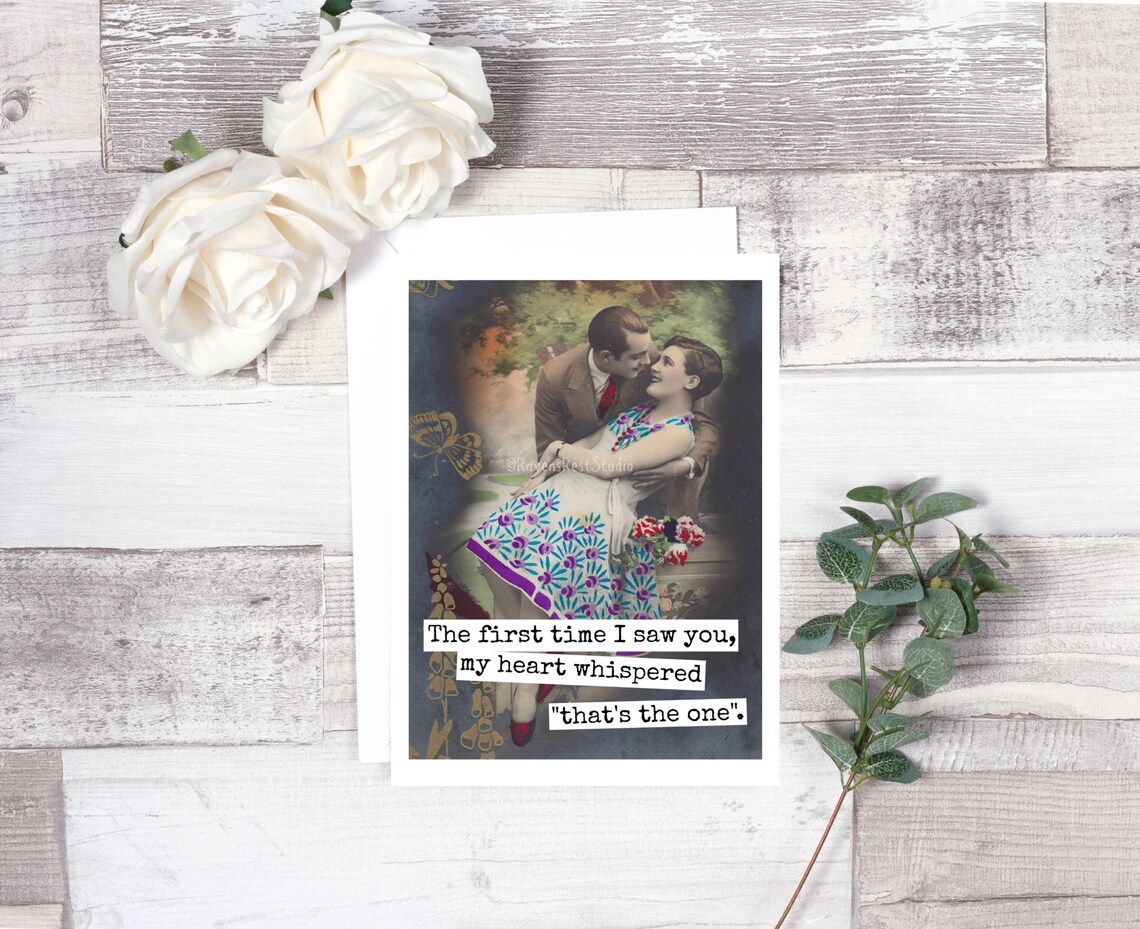 Card #510. Love Card. the First Time I Saw You, My Heart Whispered ...