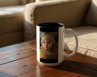 Caneca de café personalizada com foto | Presente personalizado com imagem