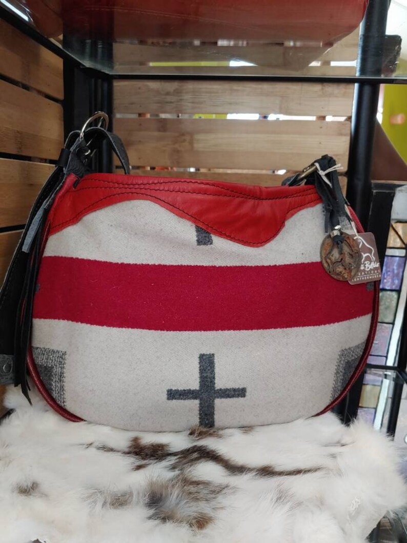 Handcrafted Leather BOHO Bag Zippered closer ADJUSTABLE strap 1outside pocket 1 inside drop pocket made in Oregon Shoulder bag