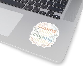 my coping skills have coping skills Sticker | pastel mental health decal