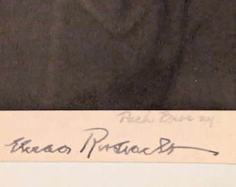 Gesigneerde foto van Eleanor Roosevelt