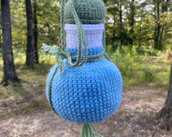 Crochet Potion Bottle Pouch Pattern, DnD Dice Bag (PATTERN ONLY)