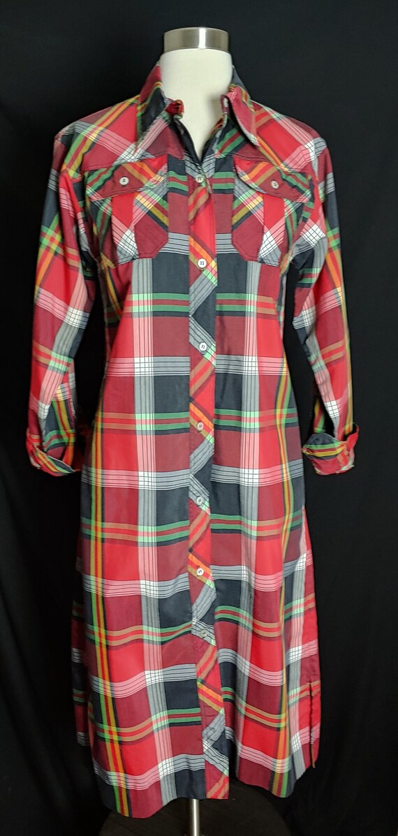 70s Plaid Shirtdress Saks Fifth Epic Evan Picone S
