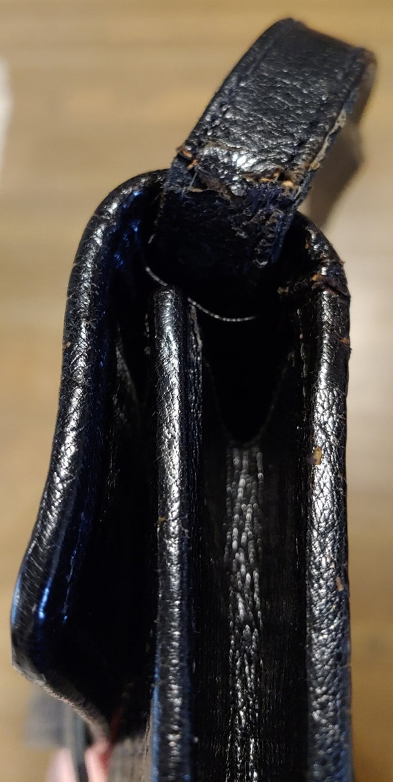 Fendi Clutch Black Woven Leather w Shoulder Strap - image 5