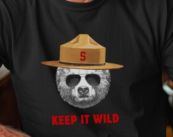 Cool Bear with Shades Graphic Tee | "Keep It Wild"