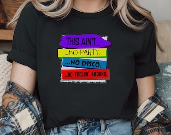 Funny Talking Heads Lyrics T-Shirt: Rock Band Fan Tee