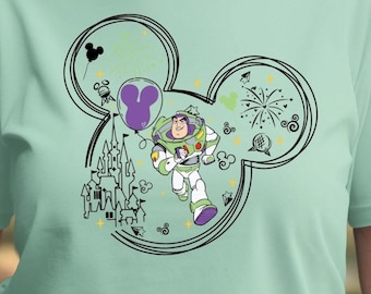 Buzz Lightyear Shirt - Toy Story Fans Tee - Disney Inspired Design, Soft Cotton Blend, Kids & Adults Gift