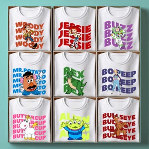 Toy Story Wave Shirts, Toy Story Shirt, Disneyland Matching Shirt, Disneyworld T-shirt, Birthday Gift for Her, Christmas Shirts