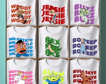 Toy Story Wave Shirts, Toy Story Shirt, Disneyland Matching Shirt, Disneyworld T-shirt, Birthday Gift for Her, Christmas Shirts