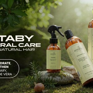 Natural Hair Conditioner: Rosemary, Coconut Oil, Aloe Vera - Shine & Hydration