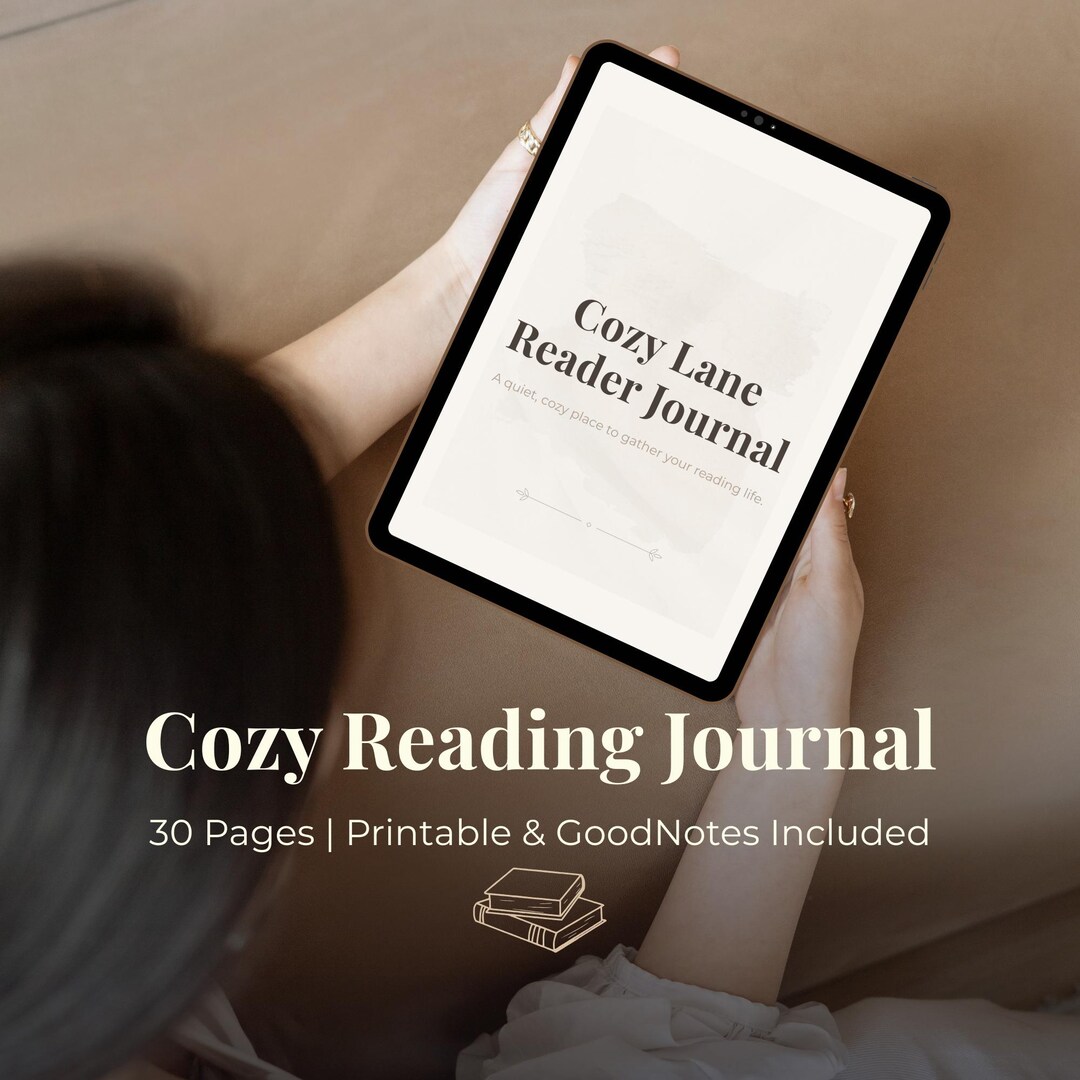 Cozy Reading Journal | Printable Book Tracker (PDF) - Etsy