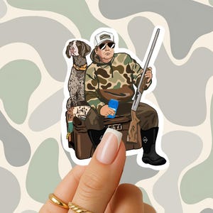 Camo Duck Decal Truck