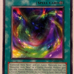 Carta de Yugioh definitiva de Neo Space POTD-EN046, 1996
