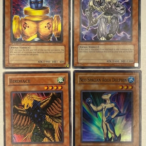Neo-Spacian Aqua Dolphin POTD-EN003 BIRDFACE SD8-EN009 1 editie Slate Warrior SD8-EN005 1 editie beige, Vanguard of Dark World EEN-EN020
