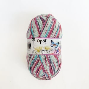 1 piece 100g Opal Aquarell 4 ply Wool Knitting Sock Yarn 11531