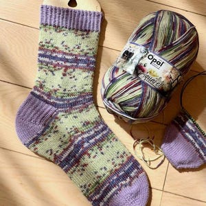 1 piece 100g Opal Aquarell 4 ply Wool Knitting Sock Yarn image 11