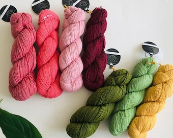 1 piece 100g hank 100% Tibetan Yak Worsted Weight Hand Knitting Yarn #19 Gold
