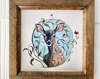 Be Still - Gouache original art print