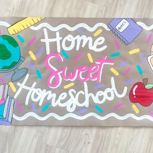 Custom Classroom Hand-Painted Paper Banner