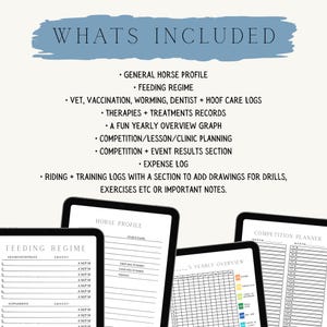 The Equine Record Keeping Journal | PDF & Printable | Horse Management ...