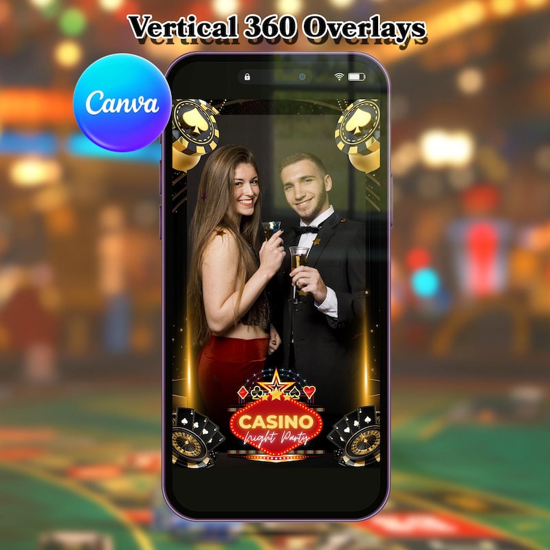 Red 360 Booth Template - Etsy