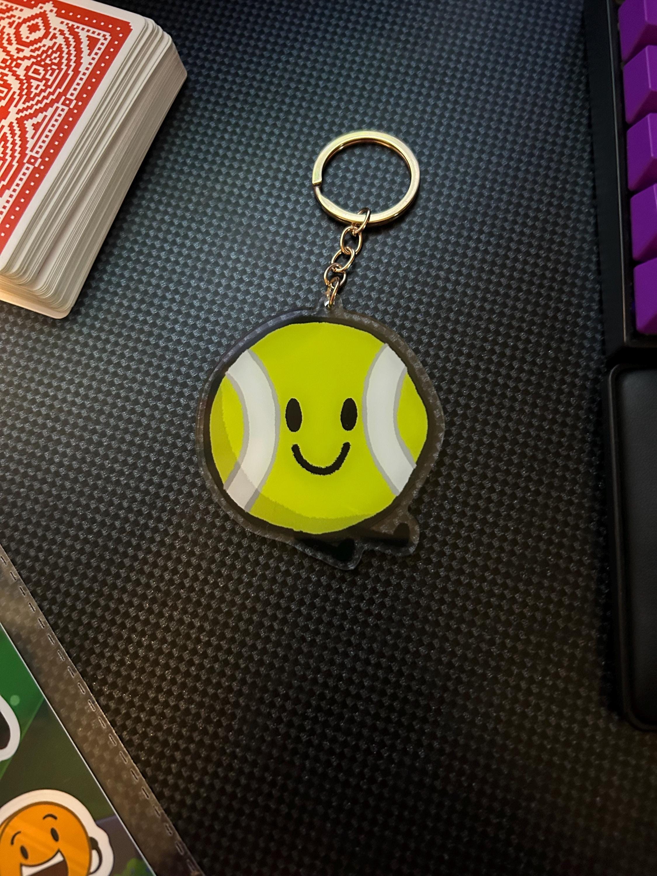 Tennis Ball BFDI Acrylic Keychain - Etsy