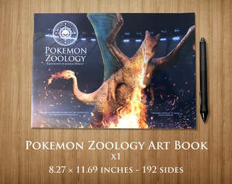 Pokemon Zoologie Kunstbuch - Taschenbuch