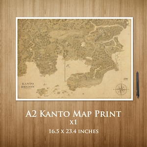 A2 Kanto Landkarte