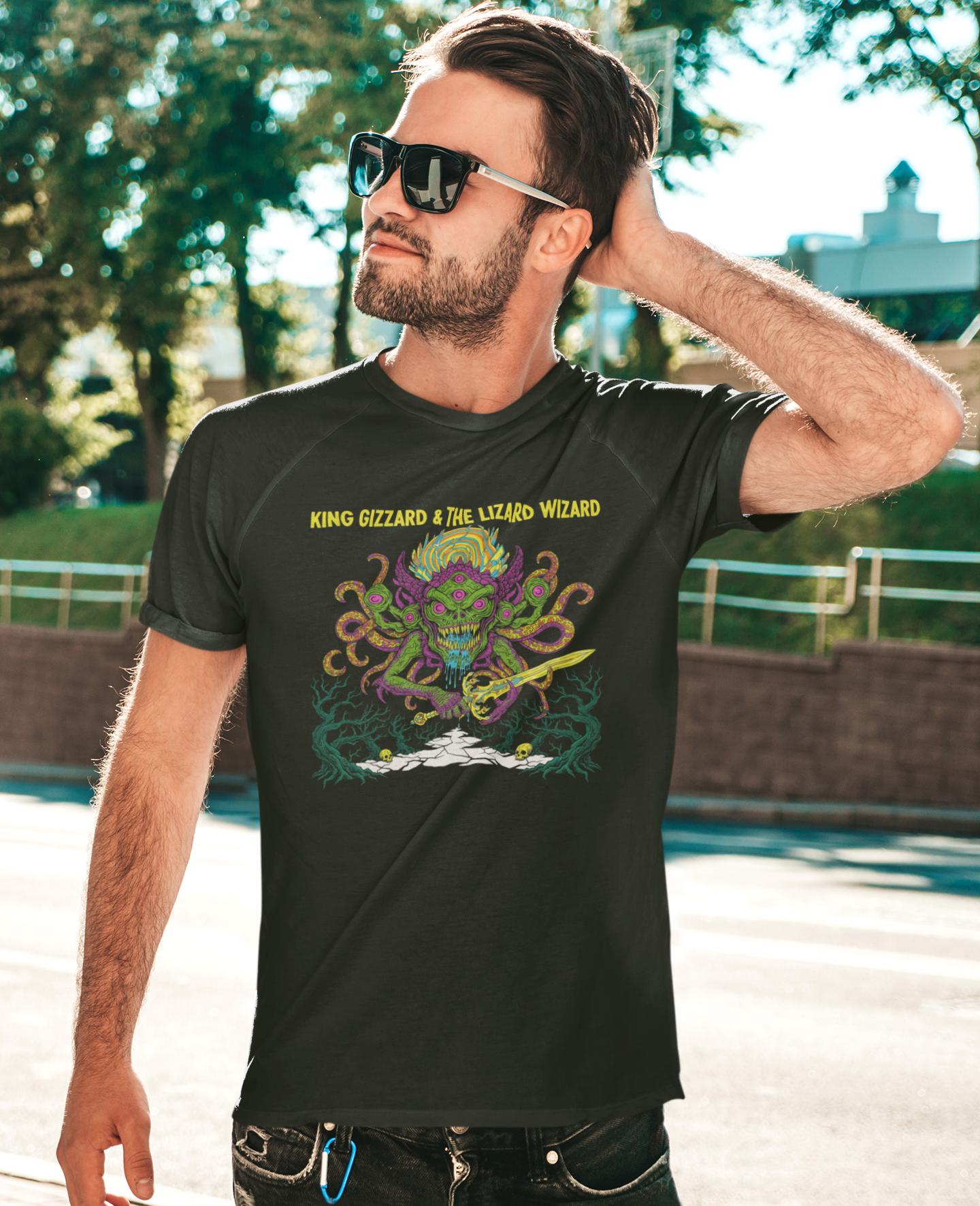 King Gizzard Psychedelic Monster Shirt - Trippy KGLW Style Art Tee