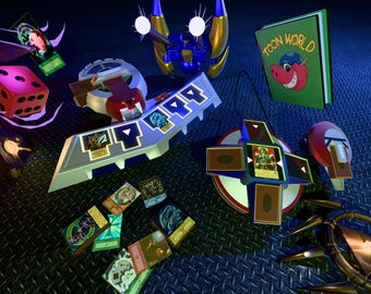 SKU B683P7184 | Yu-gi-oh Duel Monsters GX Academy Duel Disk Card