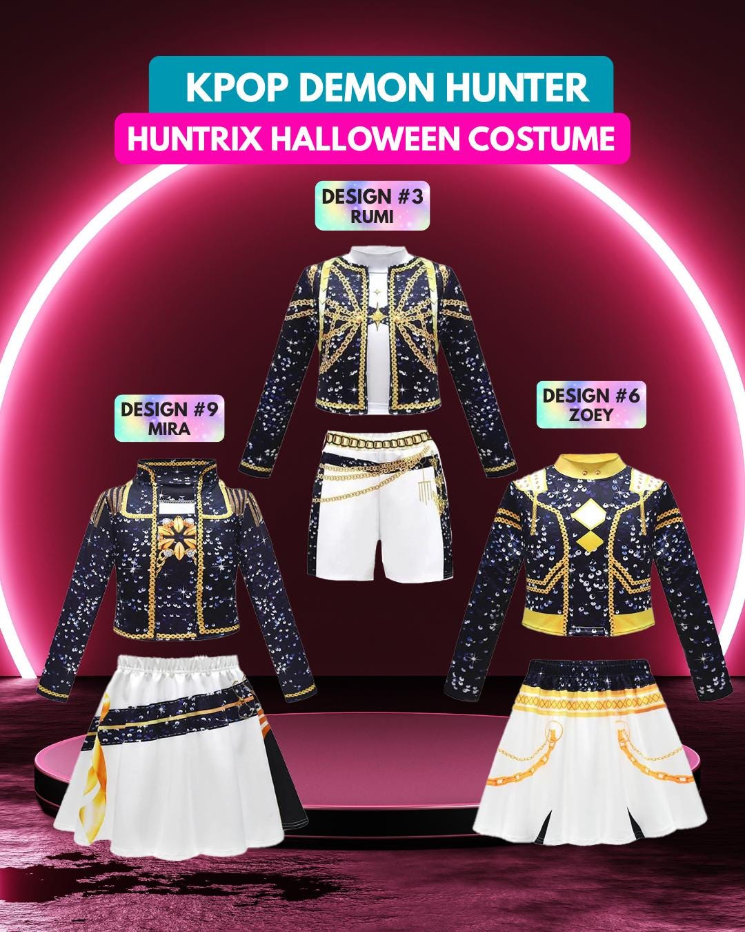 Meisjes K-POP Party Rollenspel Verkleedjas Vest Shorts Set Kinderen Rumi Cosplay Kostuum Kinderen Podiumoptreden Jagers Halloween Outfit – koop de beste producten in de online winkel