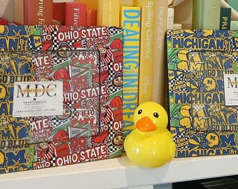 HouSE DIviDEd Picture Frame Florida sTAte FSU GaTOrs UF AlAbAMa UGA You Pick Schools Holds 4" x 6" -by Mama Duck Creations