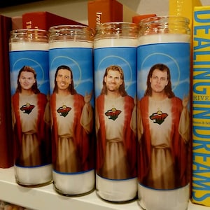 MINNESOTA WILD Prayer Candle KApRIkov Zucarello flEURy MIddLETon Funny Gift Groomsmen Gift Wedding NHL Stanley Cup