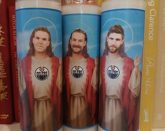 CONNOR MCDAVID Draisaital Skinner Mcjesus Prayer Candle Edmonton