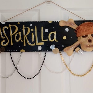 GASPARILLA DOOR Decor PLAQUE Wooden Sign Wreath Pirate Festival CLEAranCE SaLE *Read Shipping Instructions*