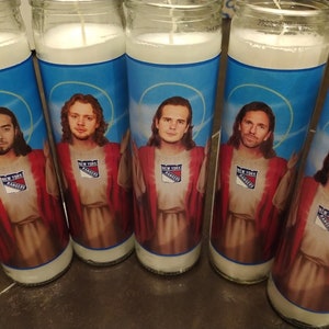 NY RANGERS Prayer Candle sHISTERKIN zIBANEJAD PaNArIN REmPe LUNdQuIST Funny Gift Groomsmen Gift Wedding NHL Stanley Cup