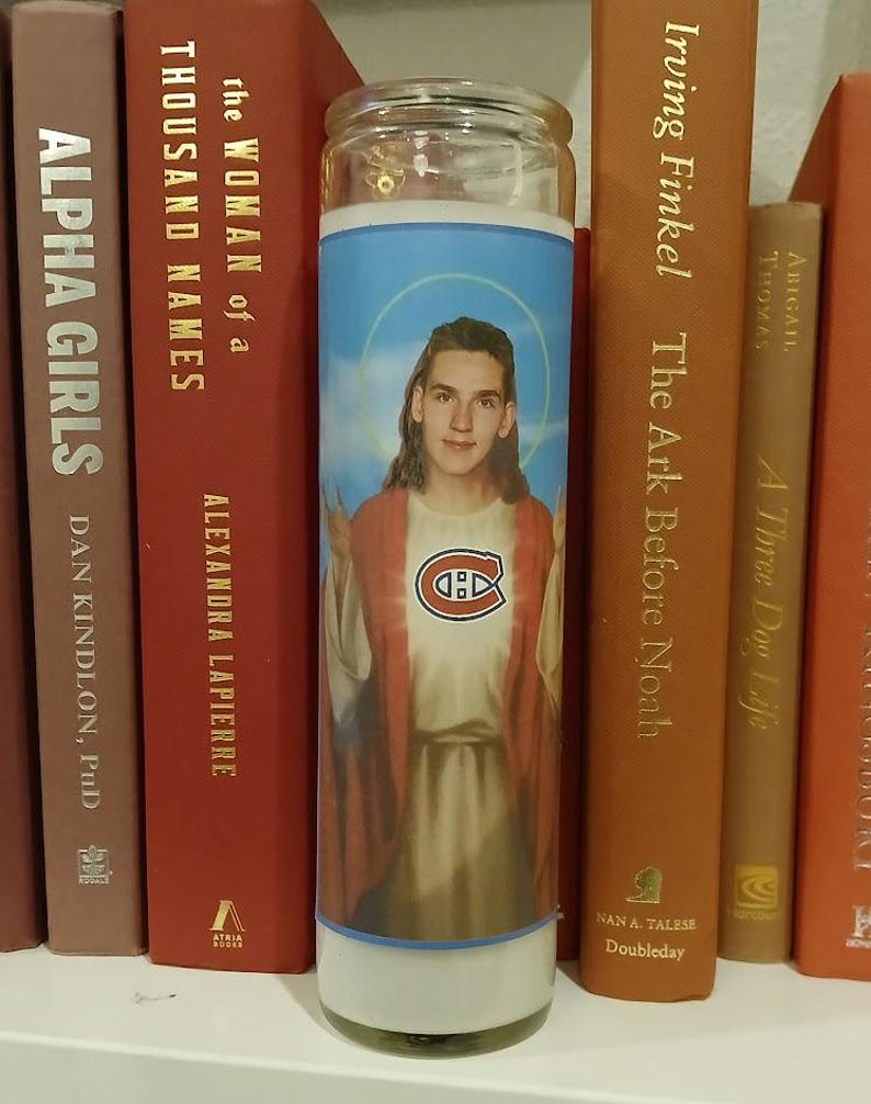 MONTREAL CANADIENS HABS Cole Caufield Suzuki dOBES Hutson Prayer Candle Funny Gift Groomsmen Gift Wedding Playoffs NhL Stanley Cup HOcKeY image 3