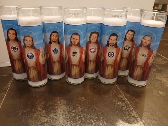 MONTREAL CANADIENS HABS Cole Caufield Suzuki dOBES Hutson Prayer Candle Funny Gift Groomsmen Gift Wedding Playoffs NhL Stanley Cup HOcKeY