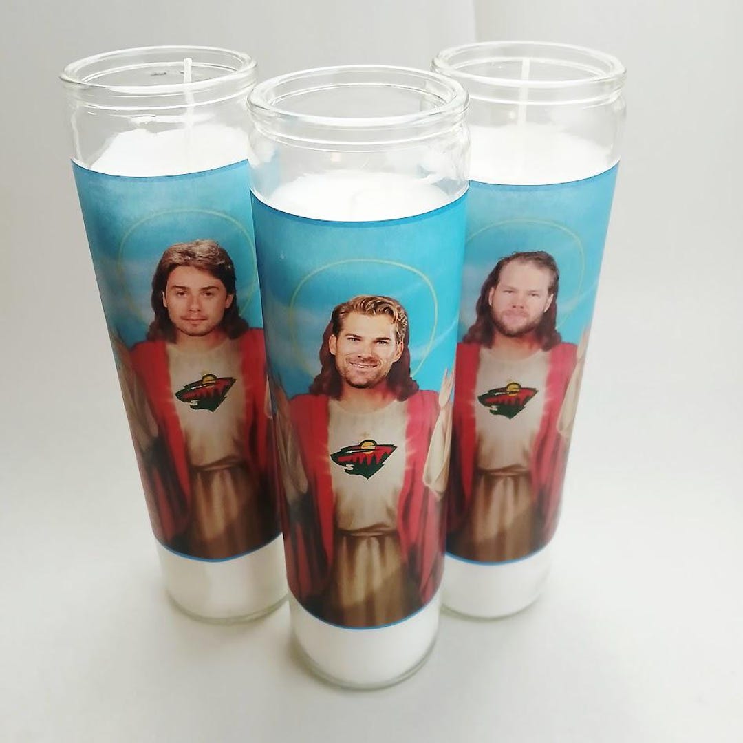 MINNESOTA WILD Prayer Candle Kaprikov Zucarello Fleury Middleton
