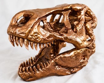 T-Rex Skull Replica: Jurassic Park Dinosaur Decor, Paleontology Gift