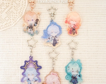 HSR Boys Acrylic Keychain | Honkai Star Rail 2.5" Charm