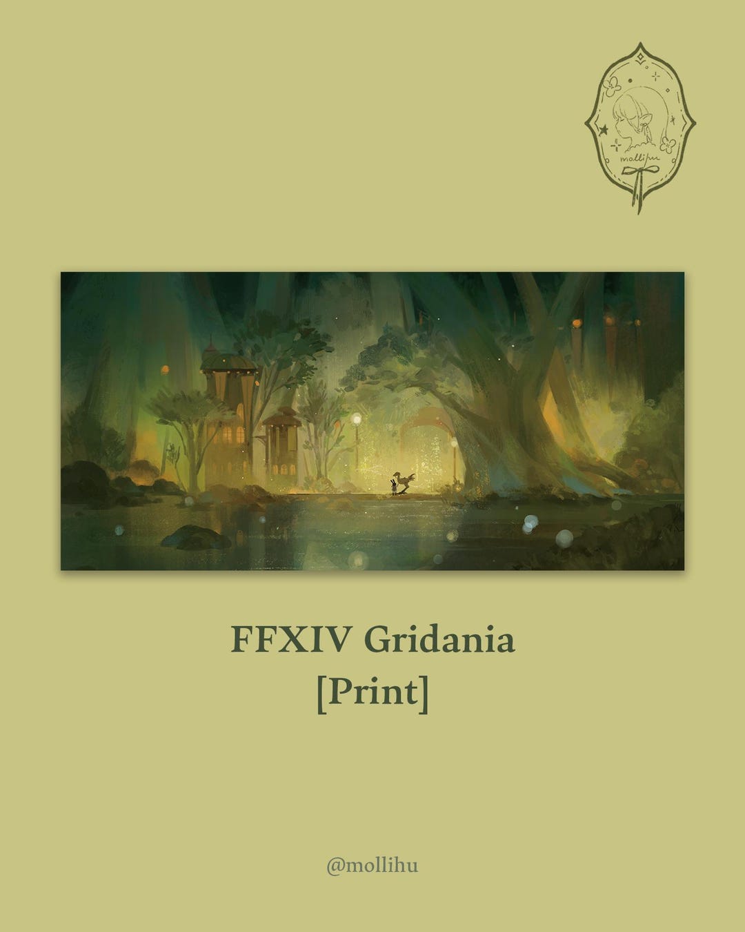 FFXIV Gridania Print | 6x11 - Etsy