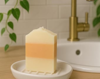 Pumpkin Pie Scented Soap - Handmade Cold Process Artisan Soap, 4oz